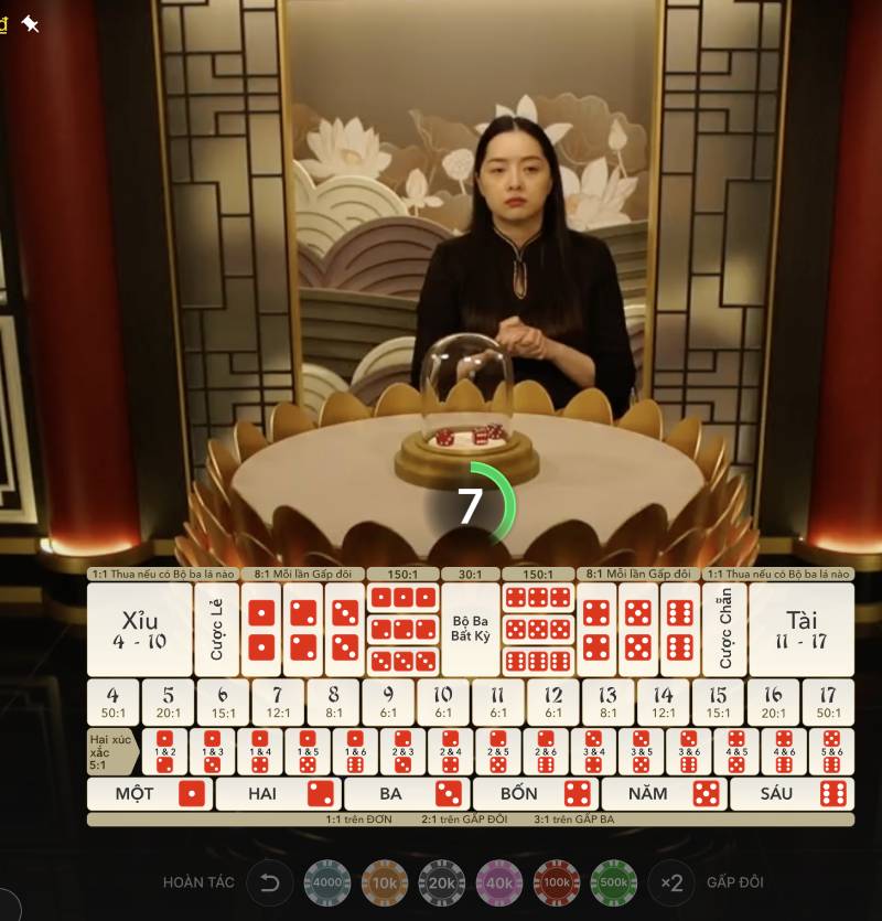 Đặt cược bảo hiểm với Tài/Xỉu