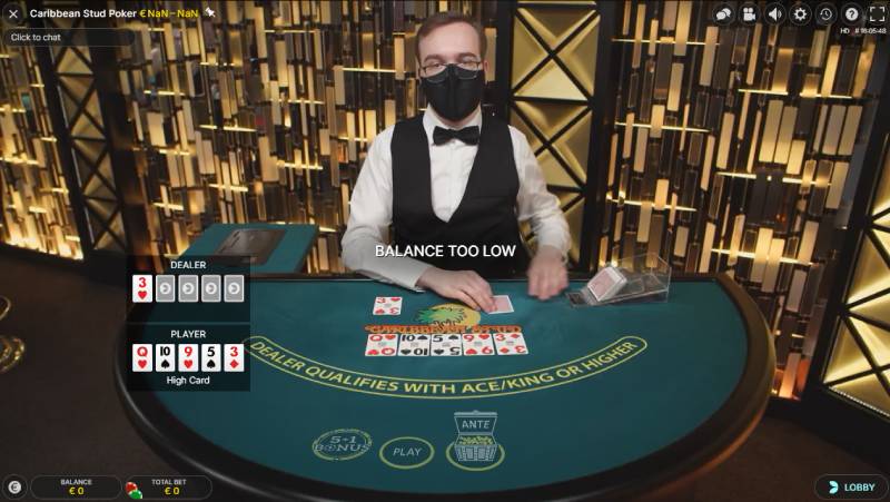 Luật chơi Caribbean Stud Poker