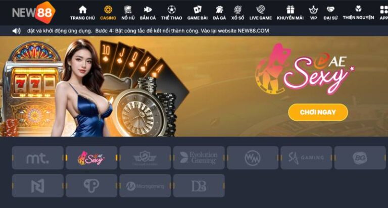 Các Trò Chơi Casino Nổi Bật Tại New88 - Chơi Dễ, Thắng Nhanh