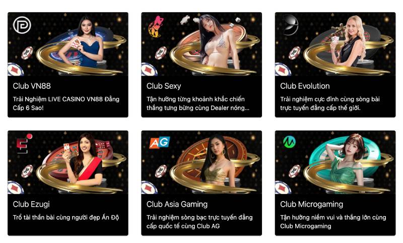 Có các phòng cược riêng cho hội viên VIP