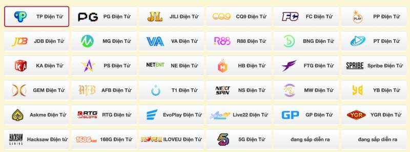 Danh tiếng của nhà cung cấp game