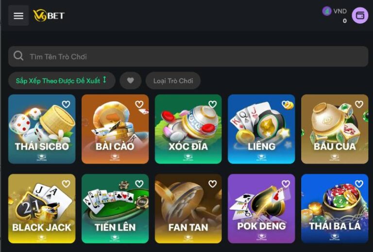 Top Game Bài Hot Tại V9bet – Địa Chỉ Giải Trí Uy Tín 2025